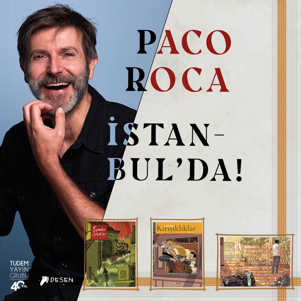 İspanyol çizer Paco Roca İstanbul’da