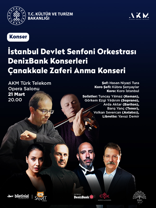 21 Mart 2025 Cuma İDSO Konseri AKM’de