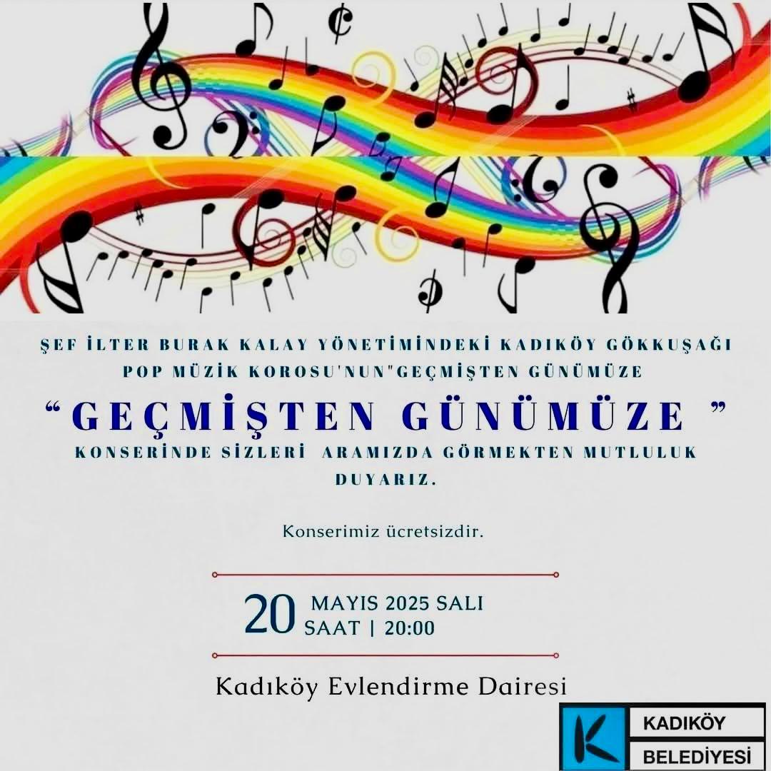 20 Mayıs 2025 Salı Pop Müzik Konseri
