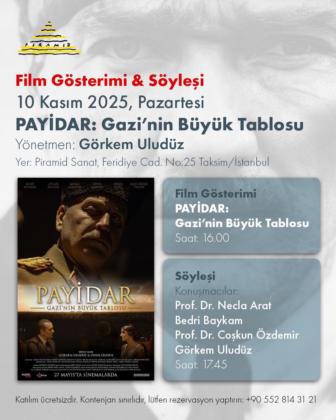 10 Kasım 2025 Pazartesi Günün Etkinliği