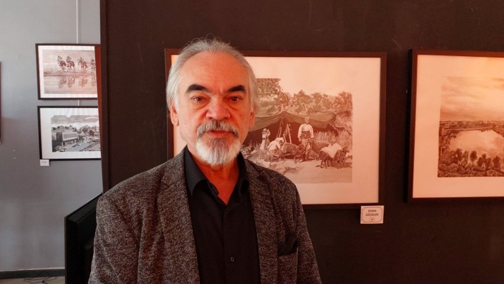 Necati Derya, Üçüncü “Çizgilerle Adana” Sergisini Açtı