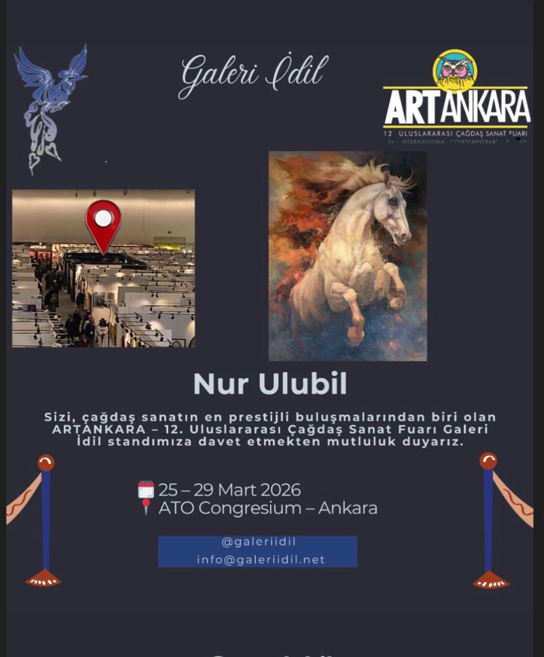 Nur Ulubil’in Eseri ArtAnkara Fuarında