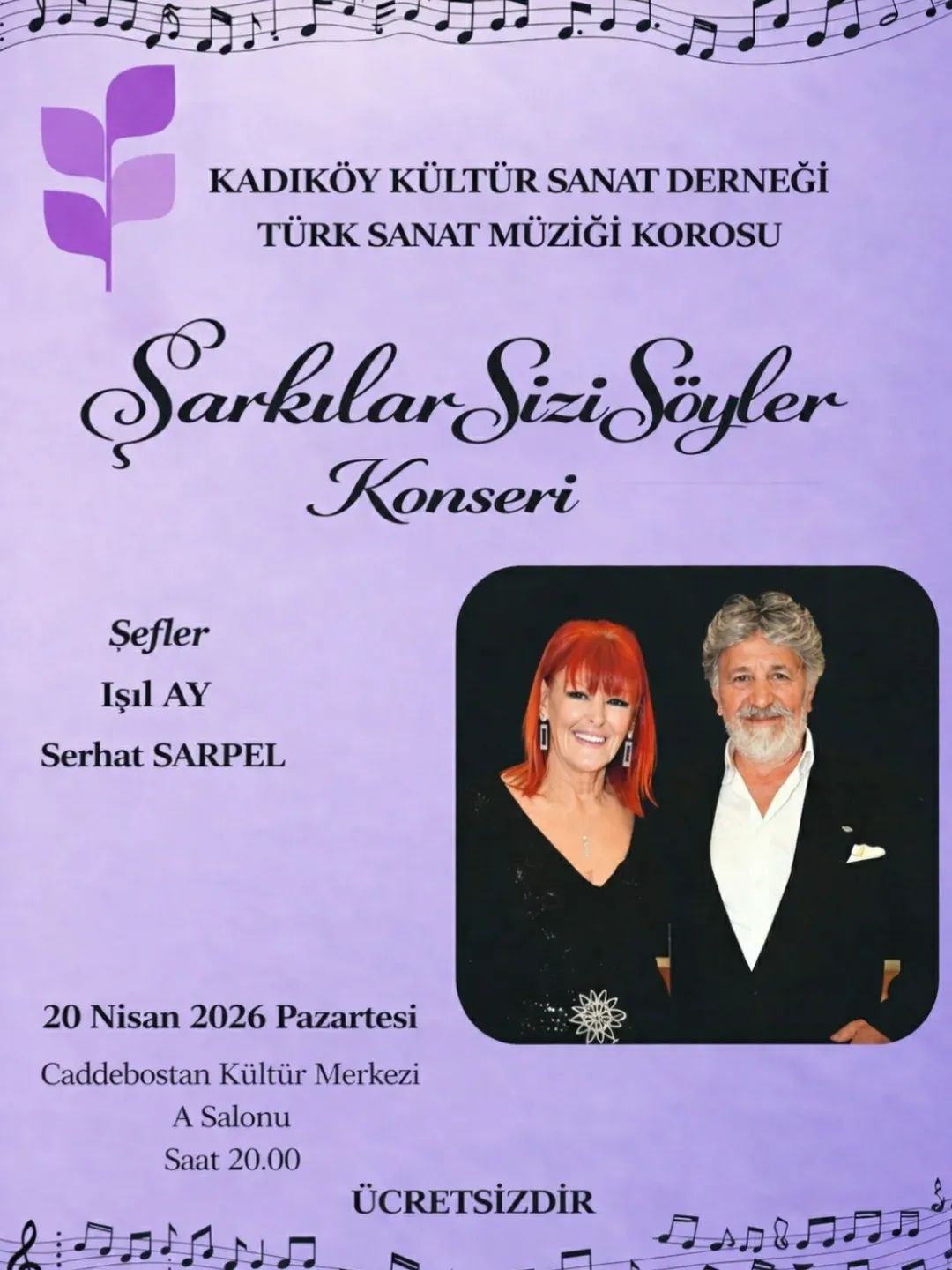 20 Nisan 2026 Pazartesi Günün Konseri