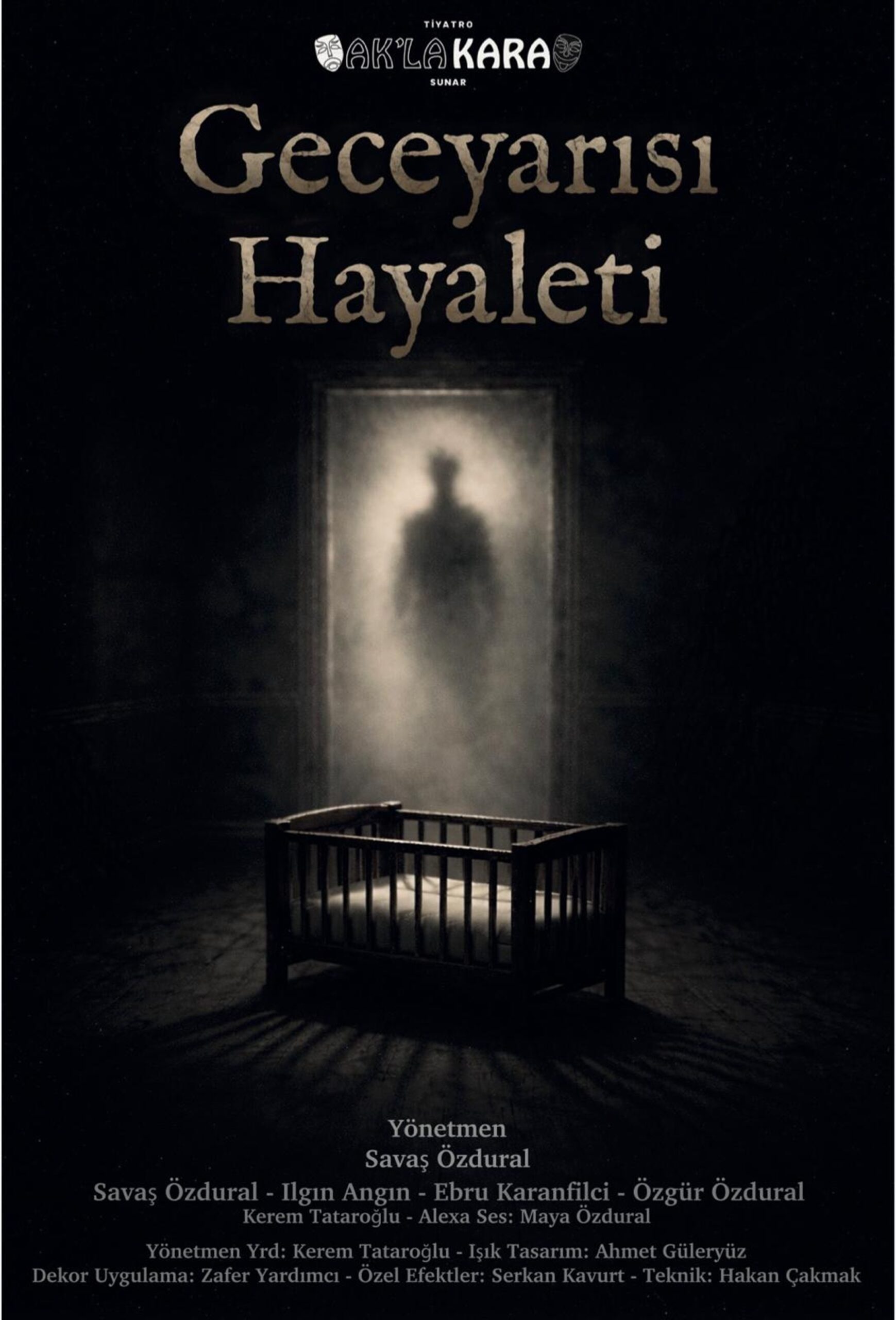 “Geceyarısı Hayaleti”, Tiyatro Ak’la Kara sahnesinde