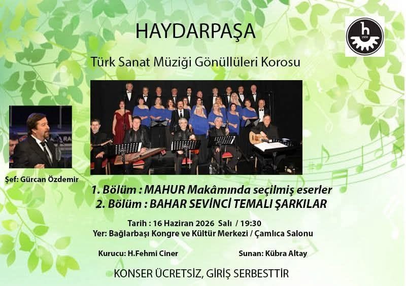 16 Haziran 2026 Salı Günün Konseri