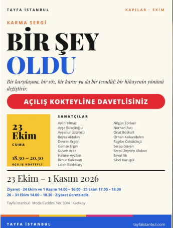 23 Ekim 2026 Cuma Günün Sergisi